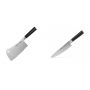 AKCE 1+1 Kuchařský nůž-sekáček Samura Mo-V (SM-0040), 180mm + Šéfkuchařský nůž Samura MO-V (SM-0085), 200mm