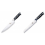 AKCE 1+1 Nůž šéfkuchaře Dellinger Samurai Professional Damascus VG-10, 200mm + Nůž na chléb a pečivo Dellinger Samurai Professional Damascus VG-10, 195mm
