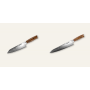 AKCE 1+1 Kiritsuke (mistr-šéf, santoku) nůž Seburo SUBAJA Damascus 180mm + Šéfkuchařský nůž Seburo SUBAJA Damascus 250mm