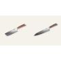 AKCE 1+1 Nakiri nůž Seburo HOGANI Damascus 170mm + Šéfkuchařský nůž Seburo HOGANI Damascus 250mm