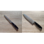 AKCE 1+1 Kuchyňský univerzální nůž Seburo WEST Damascus 130mm + Šéfkuchařský nůž Seburo WEST Damascus 220mm