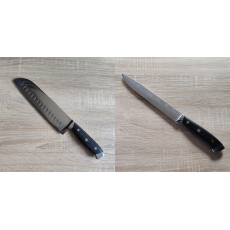 AKCE 1+1 Santoku nůž Seburo WEST Damascus 190mm + Filetovací nůž Seburo WEST Damascus 210mm