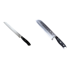 AKCE 1+1 Nůž na pečivo Seburo WEST Professional Damascus 200mm + Santoku nůž Seburo WEST Professional Damascus 190mm